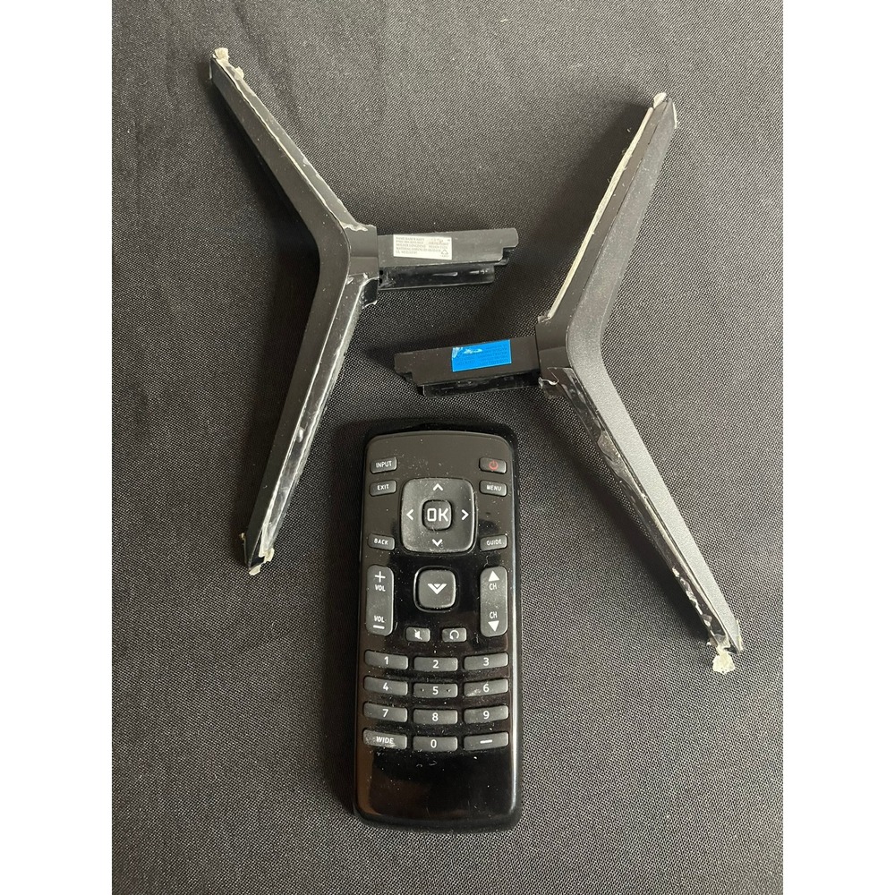Vizio XRT020 Remote Control and TV Stand Legs Base Bundle